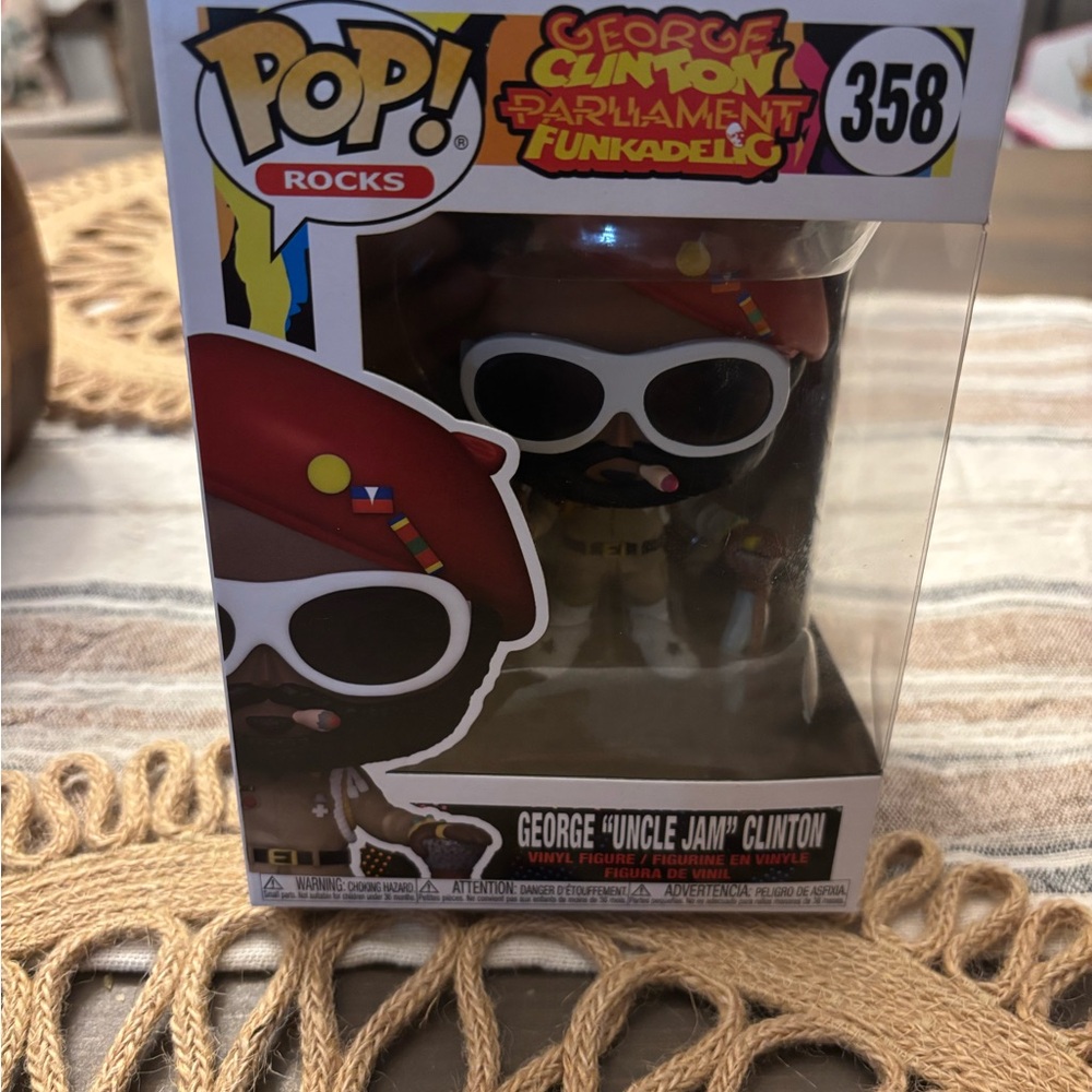 George Clinton Funko Pop Rocks Figure